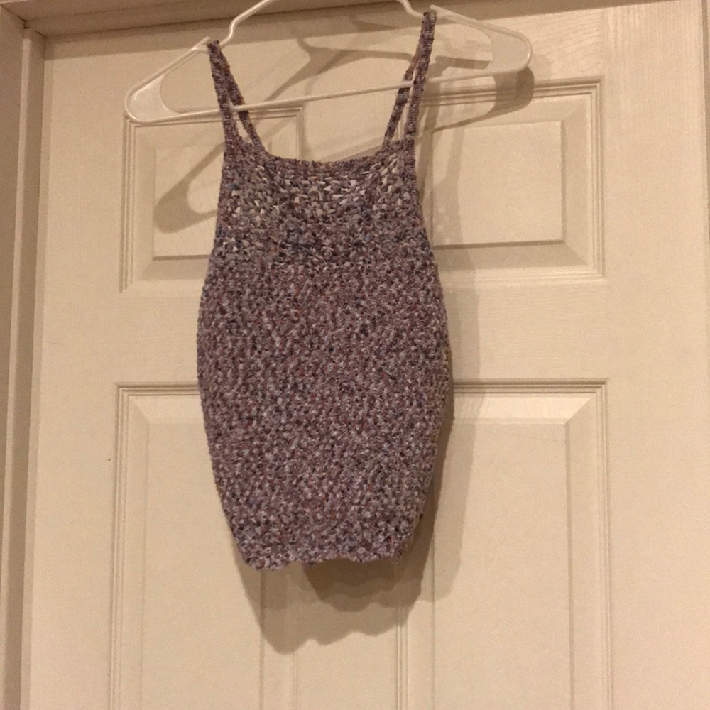Knitted crop top